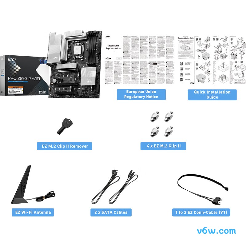 微星PRO Z890-P WIFI主板图片