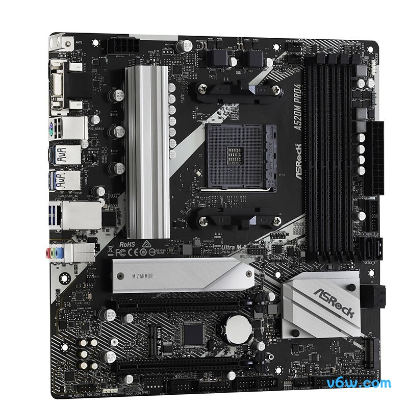 华擎A520M Pro4主板图片