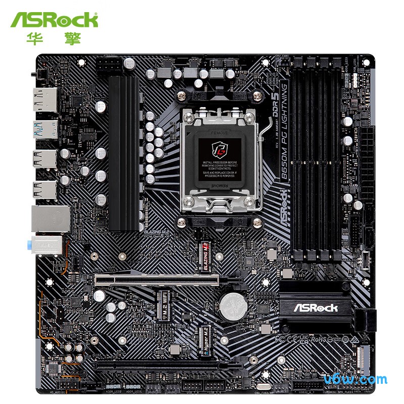 华擎B650M PG lightning主板图片