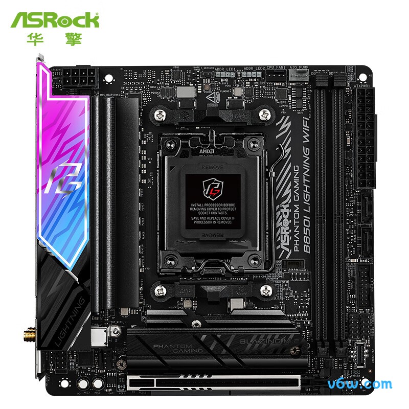 华擎B850I Lightning WIFI主板图片