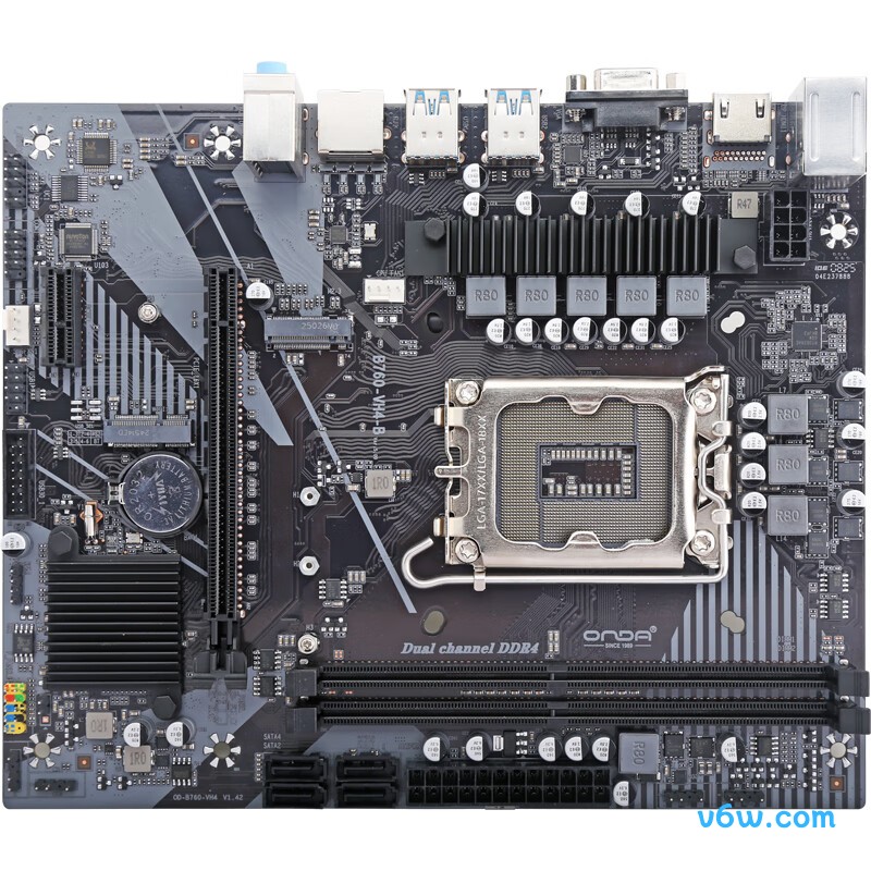 昂达B760-VH4-B主板图片