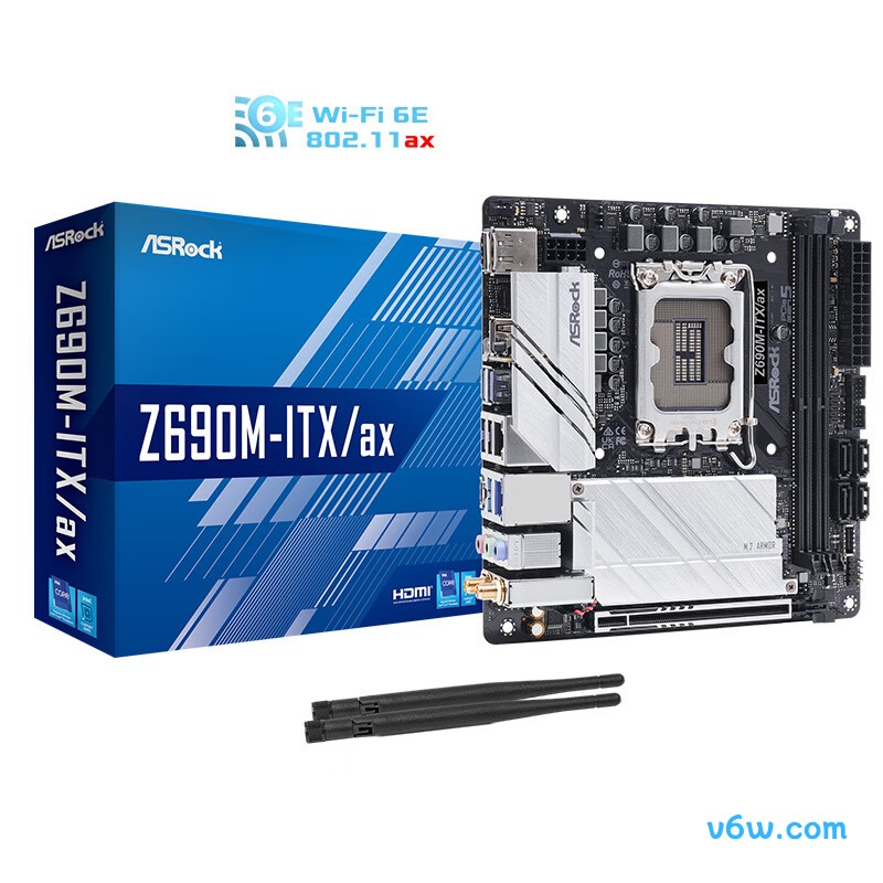 华擎Z690M-ITX主板图片