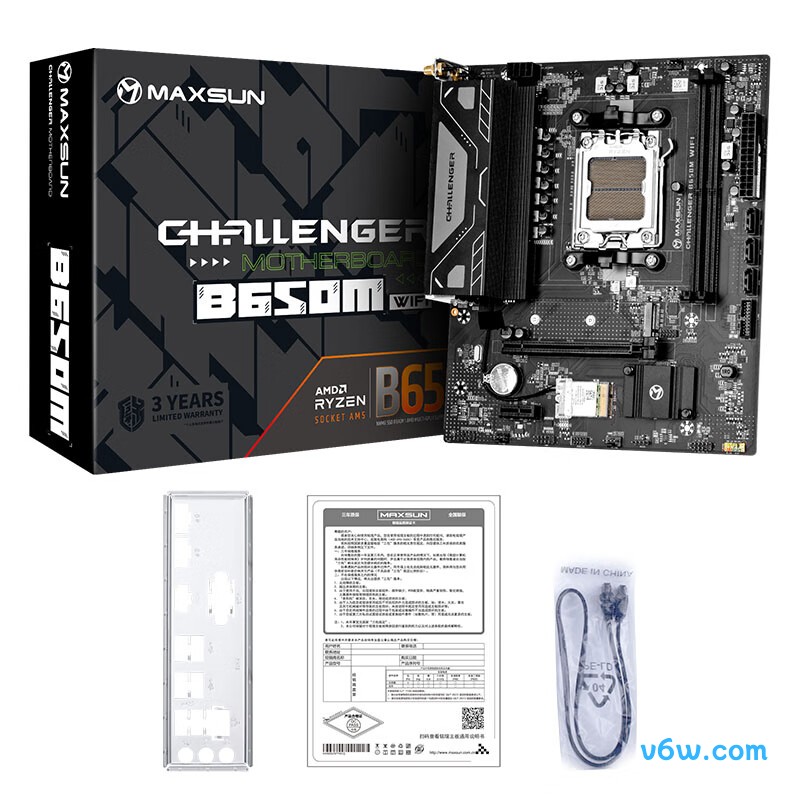 铭瑄MS-挑战者B650M WiFi主板图片