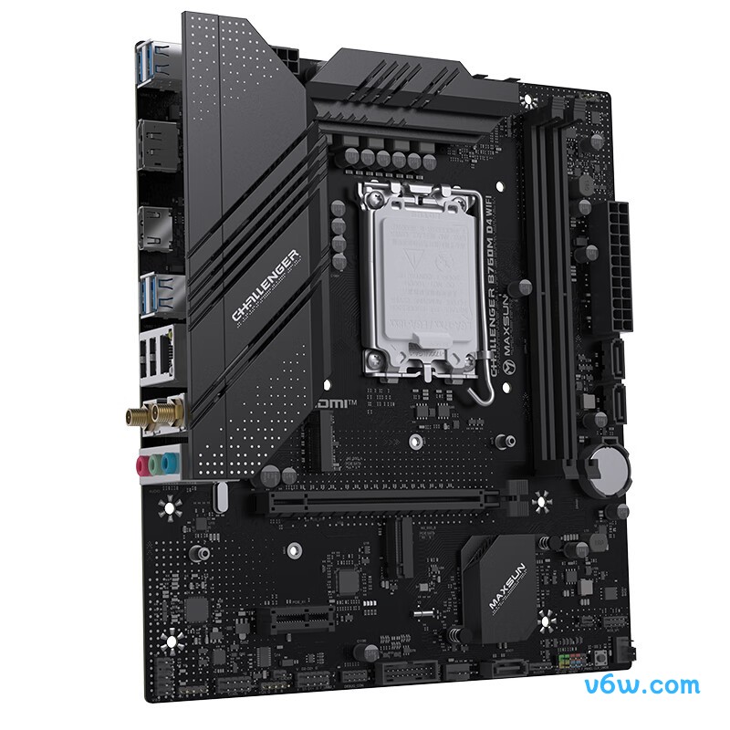 铭瑄MS-挑战者B760M D4 WIFI主板图片