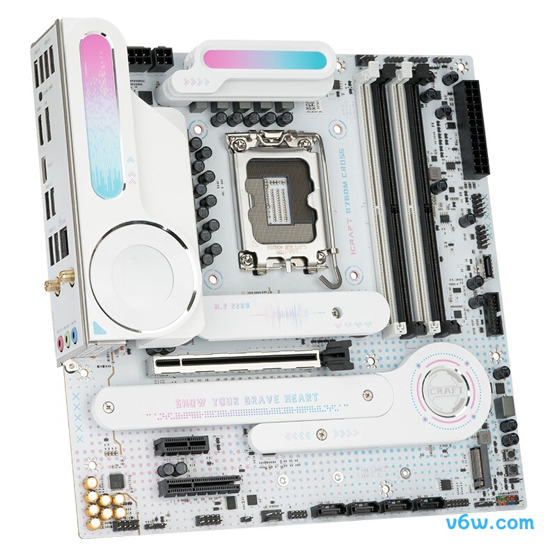 铭瑄MS-iCraft B760M CROSS主板图片