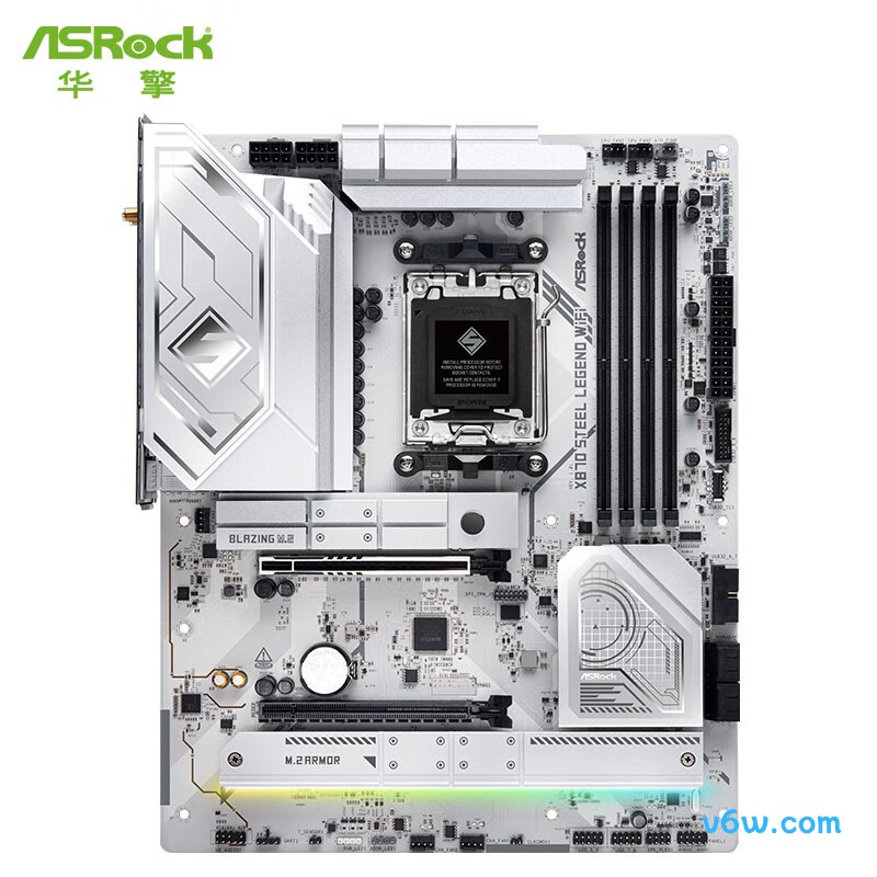 华擎X870 Steel Legend WIFI主板图片