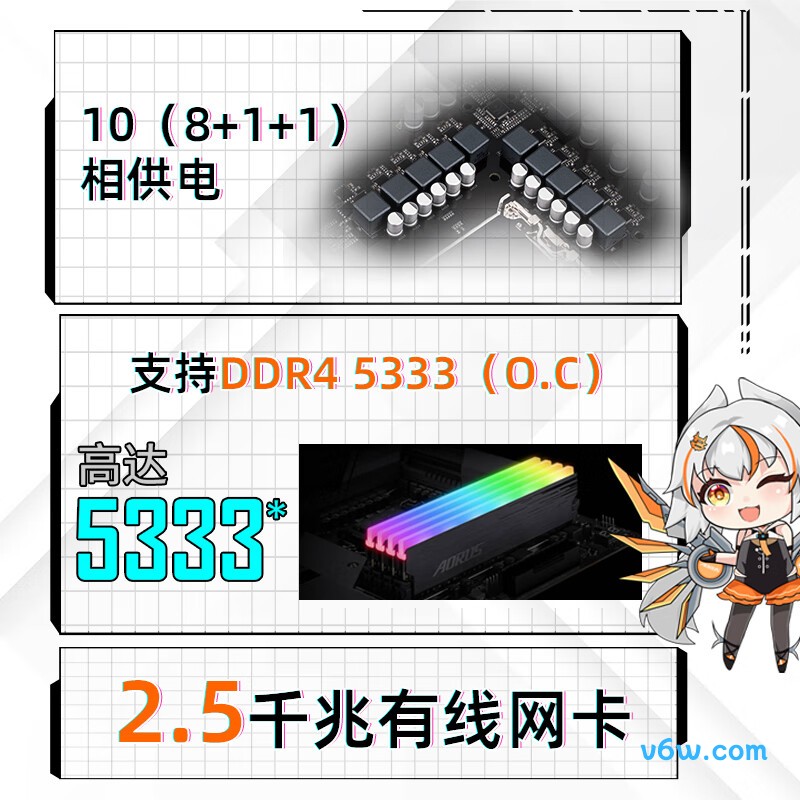 技嘉B760 GAMING X DDR4主板图片