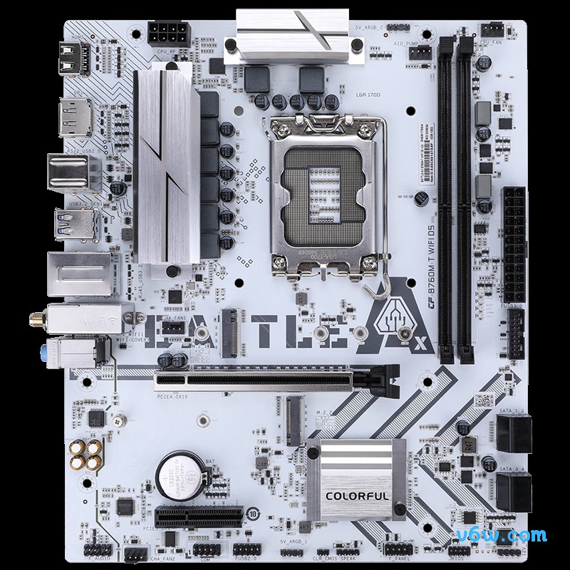 七彩虹BATTLE-AX B760M-T WIFI D5 V20主板图片