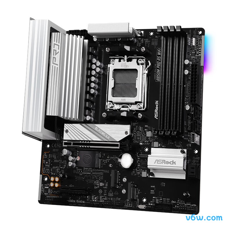 华擎B850M Pro RS WiFi主板图片