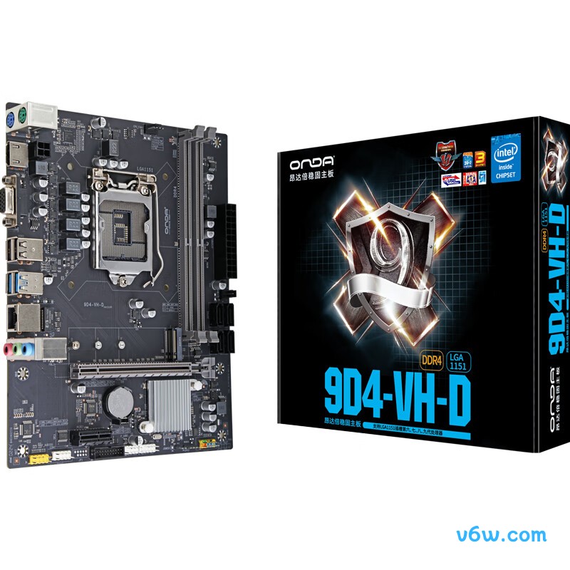 昂达9D4-VH-D主板图片