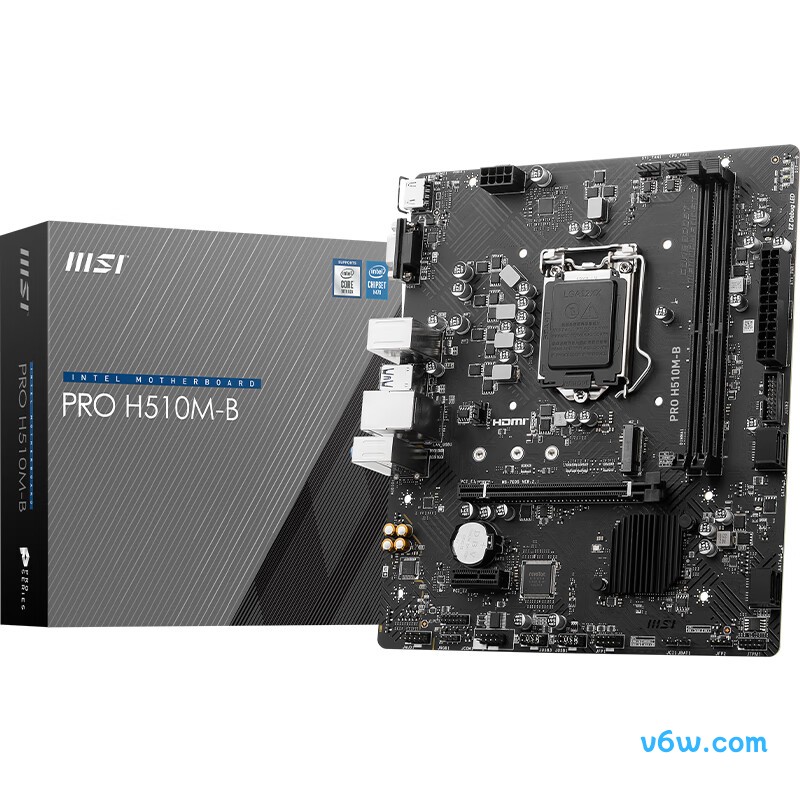 微星H510M-B主板图片
