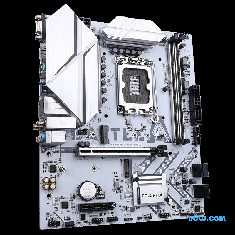 七彩虹BATTLE-AX B760M-G WHITE WIFI D5 V20主板图片