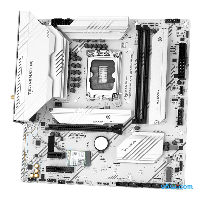 铭瑄MS-终结者B760M GKD5 ICE主板图片