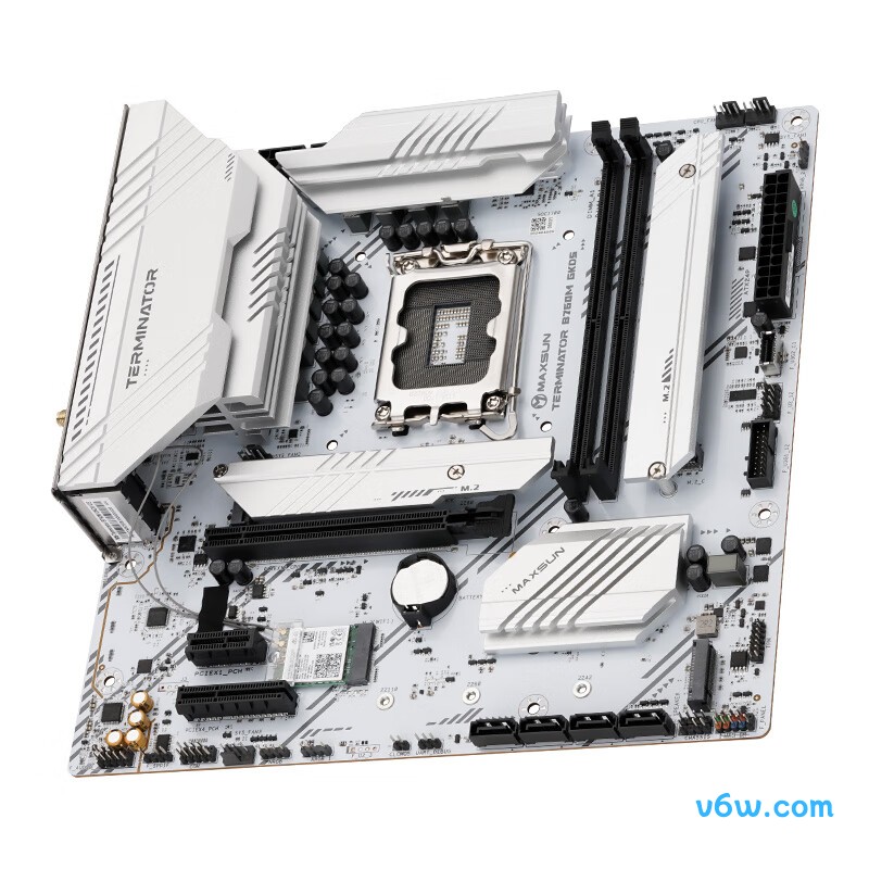 铭瑄MS-终结者B760M GKD5 ICE主板图片