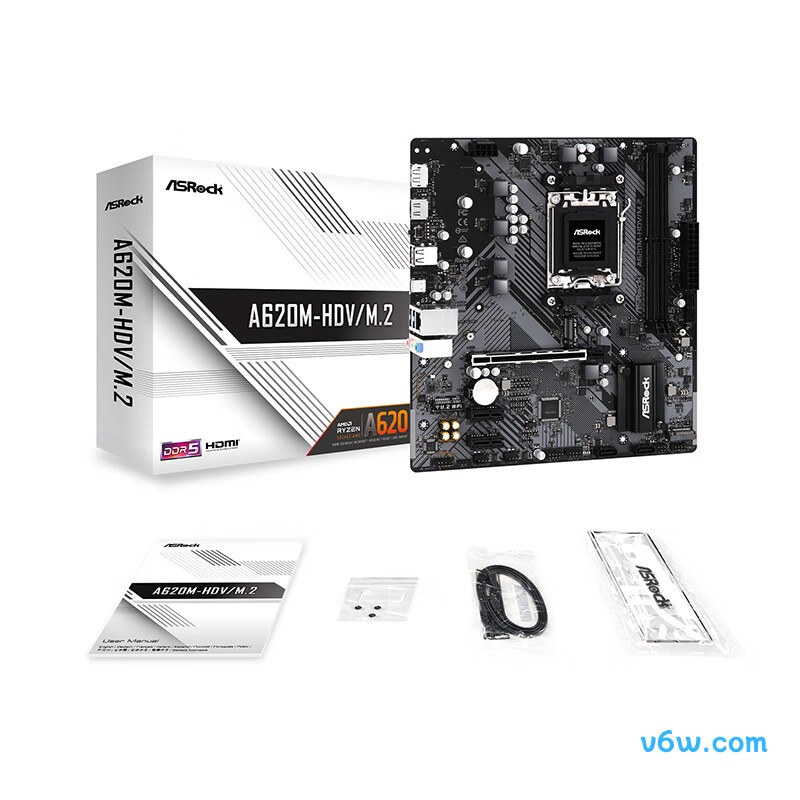 华擎A620M-HDV/M.2主板图片