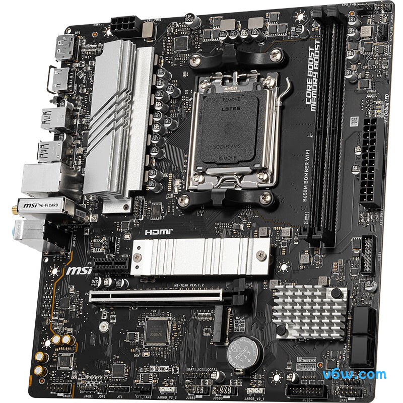 微星B650M BOMBER WIFI主板图片