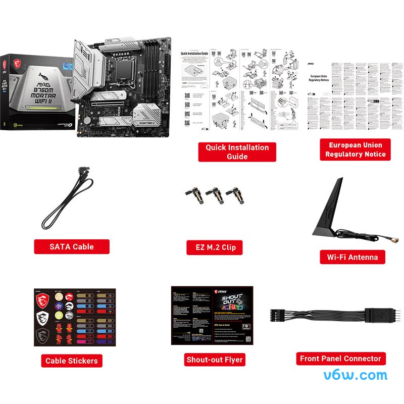 微星MAG B760M MORTAR WIFI II主板图片