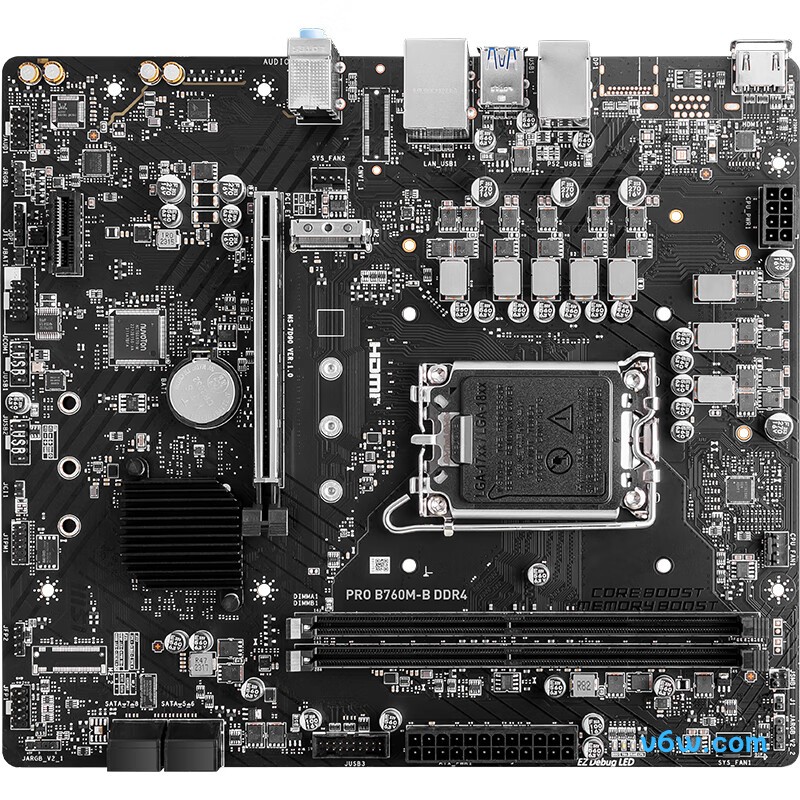 微星PRO B760M-B DDR4主板图片