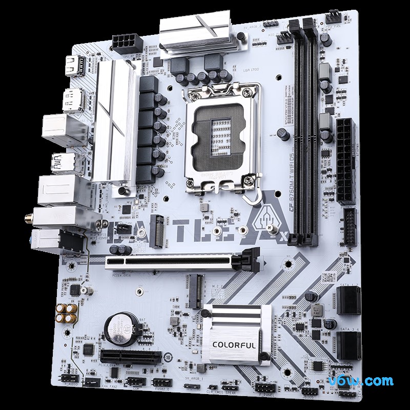 七彩虹BATTLE-AX B760M-T WIFI D5 V20主板图片