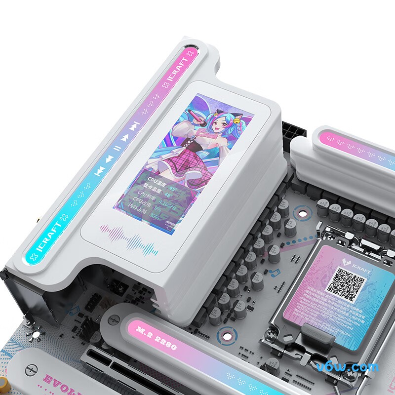 铭瑄MS-iCraft B860M CROSS PRO主板图片