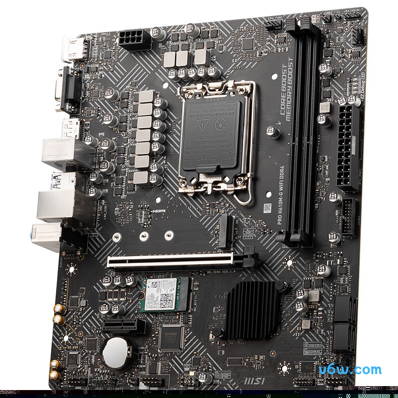 微星H610M-G WIFI DDR4主板图片