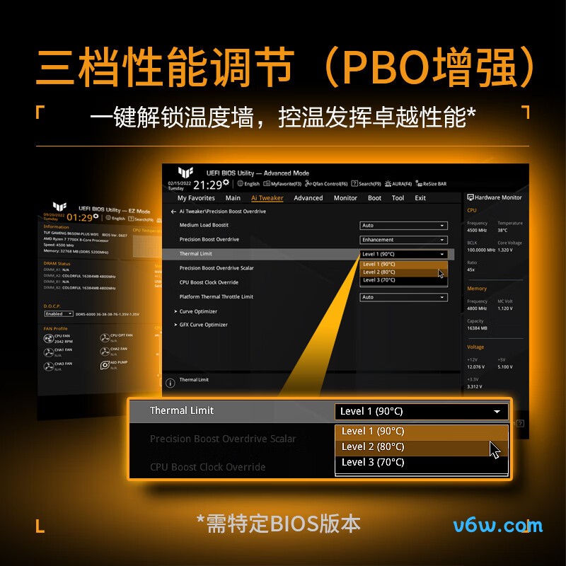 华硕TUF GAMING B650M-PLUS主板图片