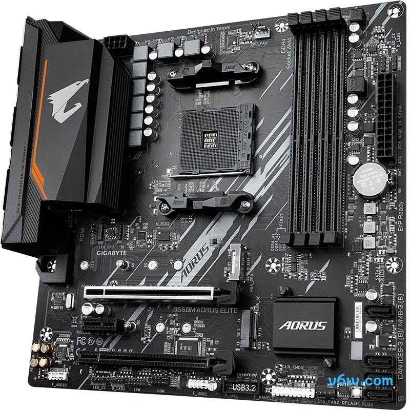 技嘉B550M AORUS ELITE主板图片