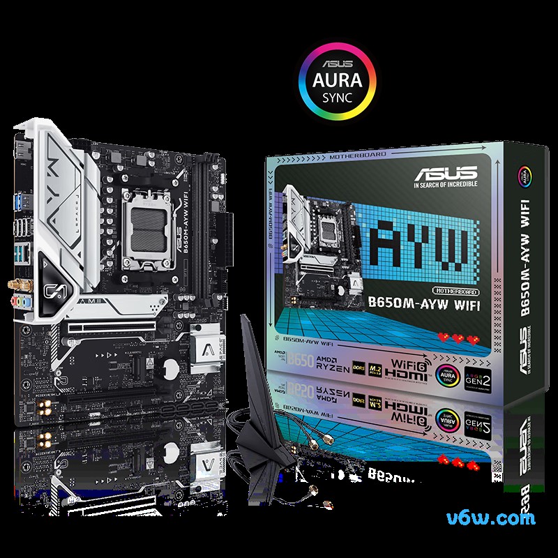 华硕B650M-AYW WIFI主板图片