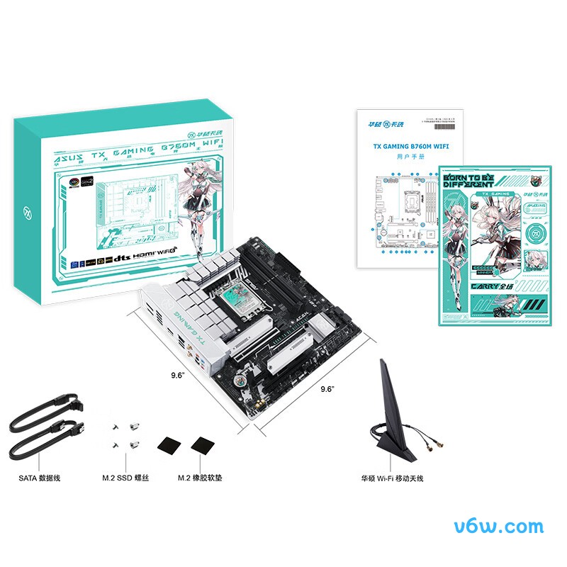 华硕TX GAMING B760M WIFI主板图片