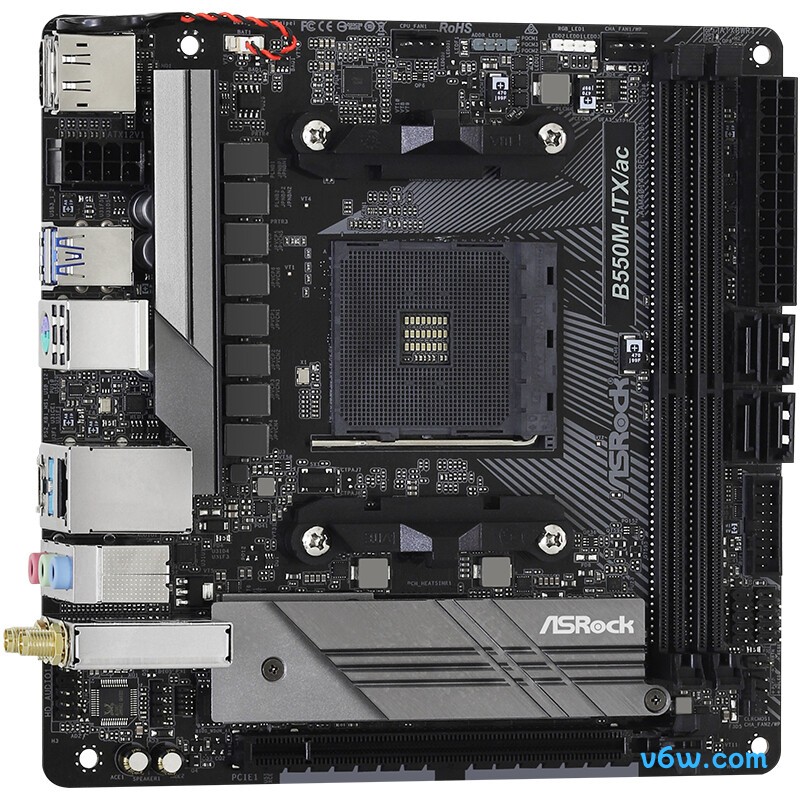 华擎B550M-ITX/ac主板图片