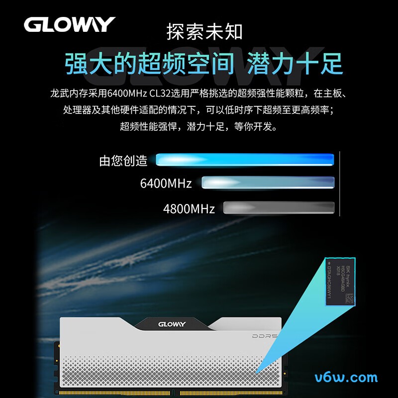 光威32GB(16GBx2) DDR5 6400内存条图片