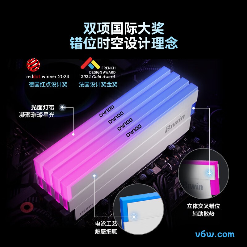 佰维32G(16G×2) DDR5 8200内存条图片