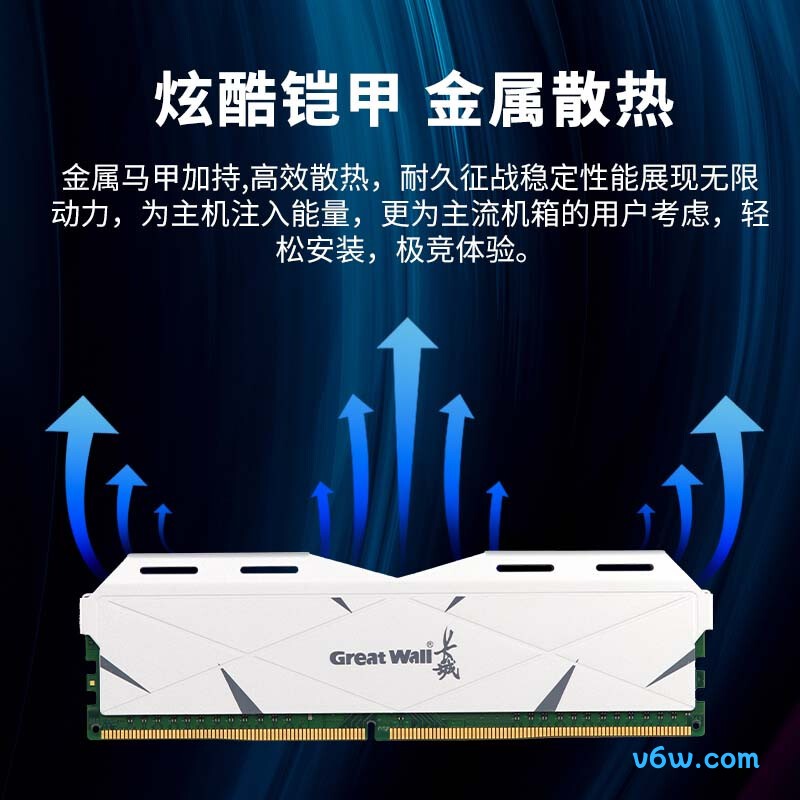 长城32GB DDR4 3200 马甲条内存条图片