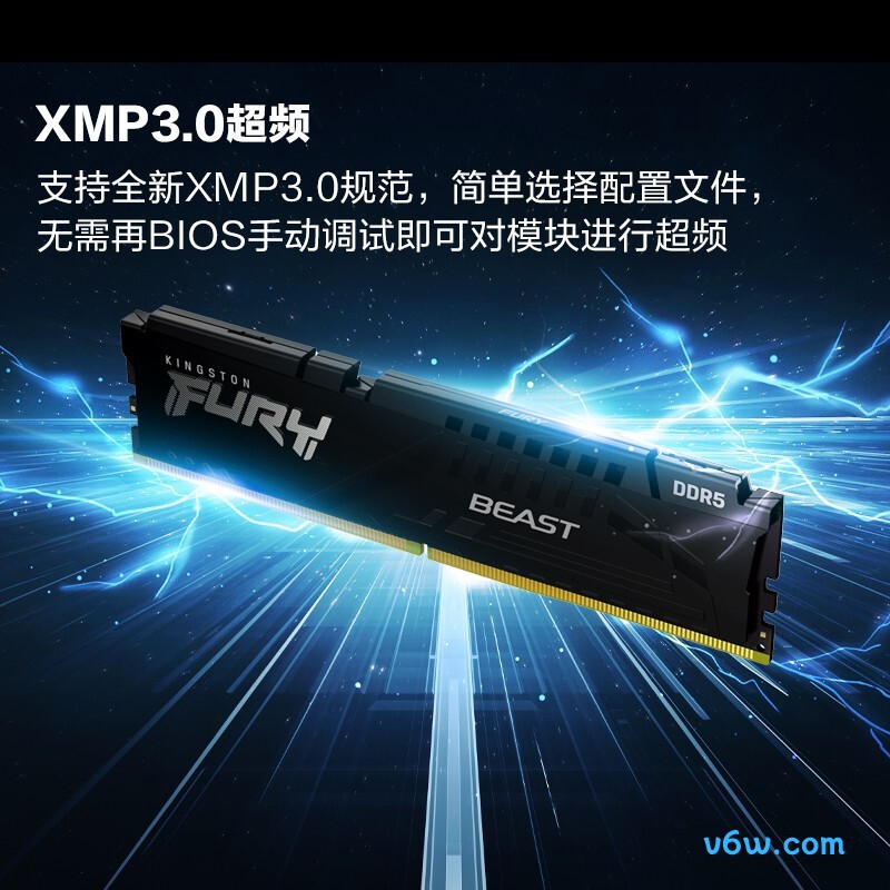 金士顿 FURY 32GB(16G×2) DDR5 5600内存条图片
