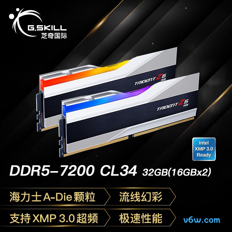 G.SKILL芝奇32GB(16Gx2) DDR5 7200