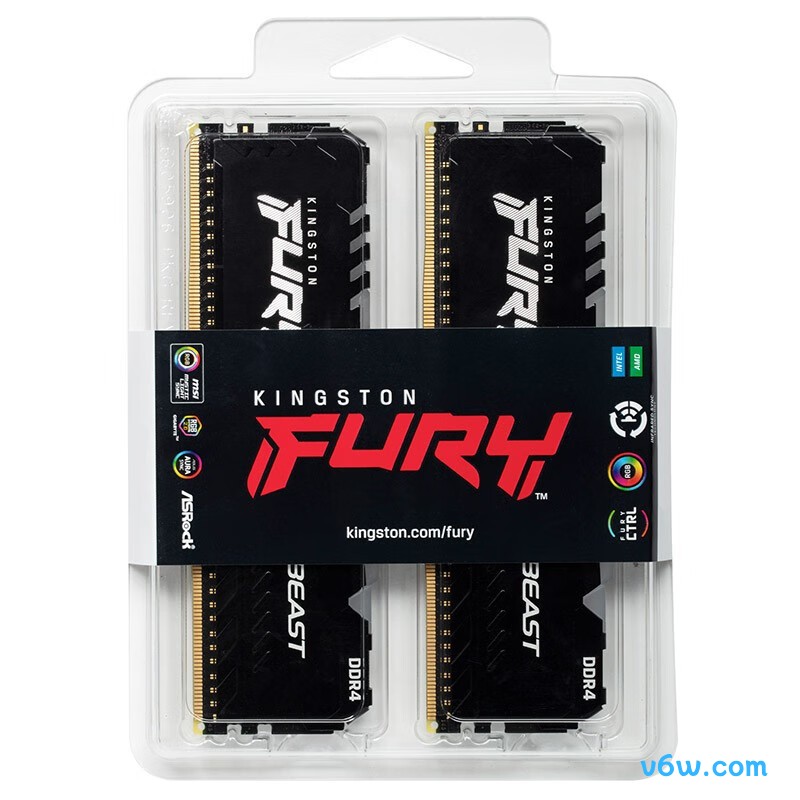 金士顿 FURY 32GB(16G×2) DDR4 3600内存条图片