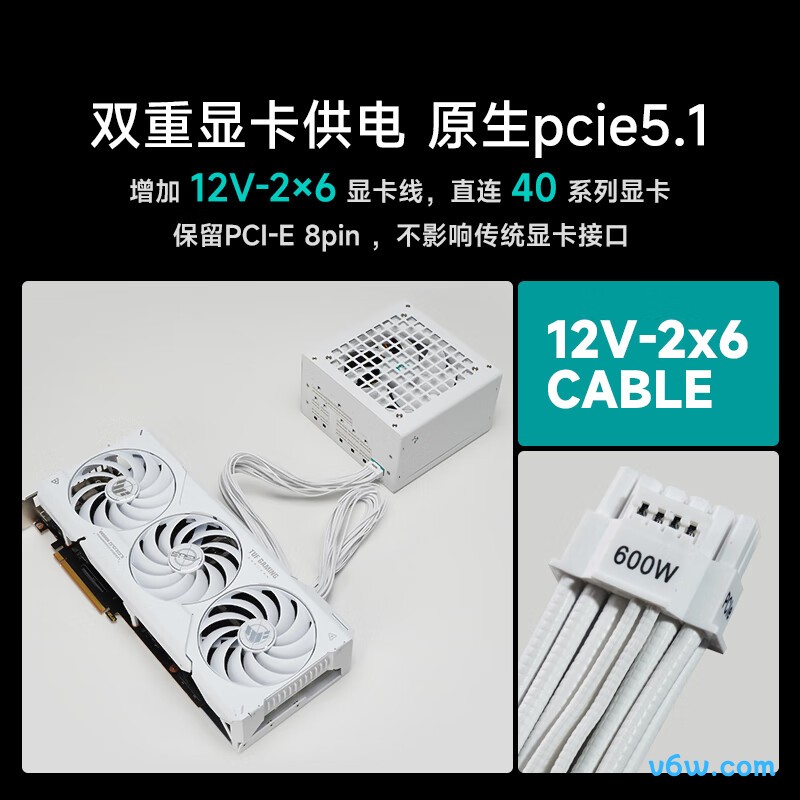 九州风神 850W 白金电源图片