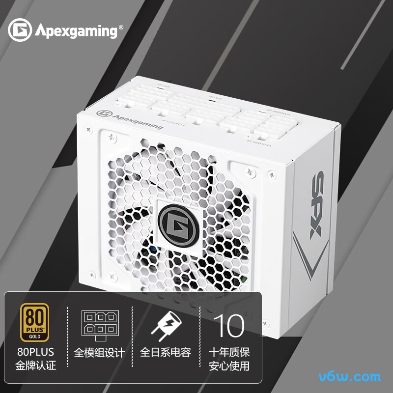 艾湃电竞 SFX-650MW 650W 金牌SFX