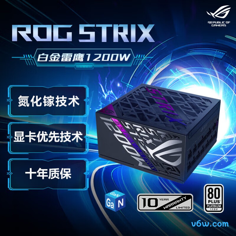 华硕ROG STRIX 金雷鹰1200W 氮化镓