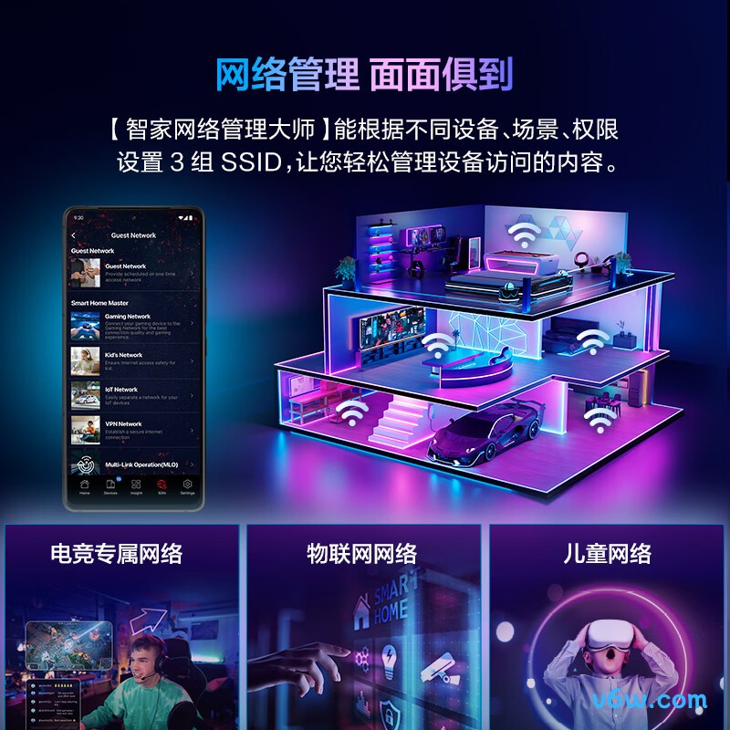 华硕GS7路由器图片