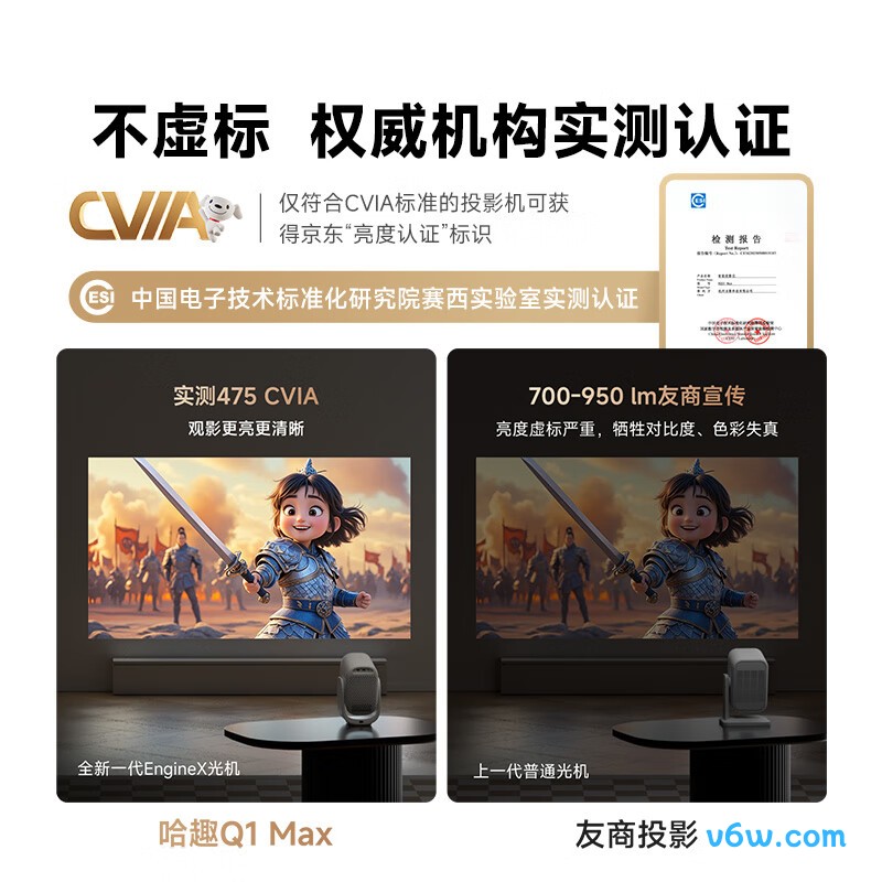 哈趣Q1 Max投影仪图片