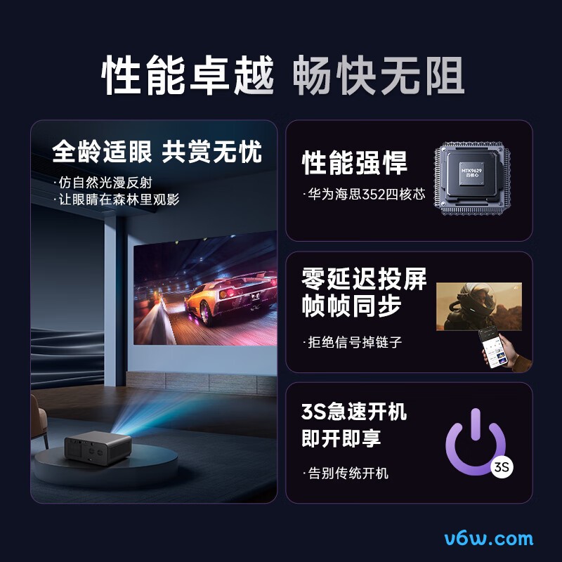 腾讯极光D3高亮版投影仪图片