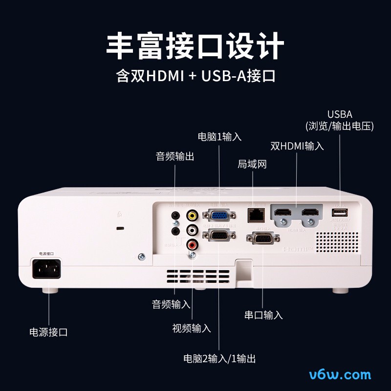 松下PT-WX3401投影仪图片