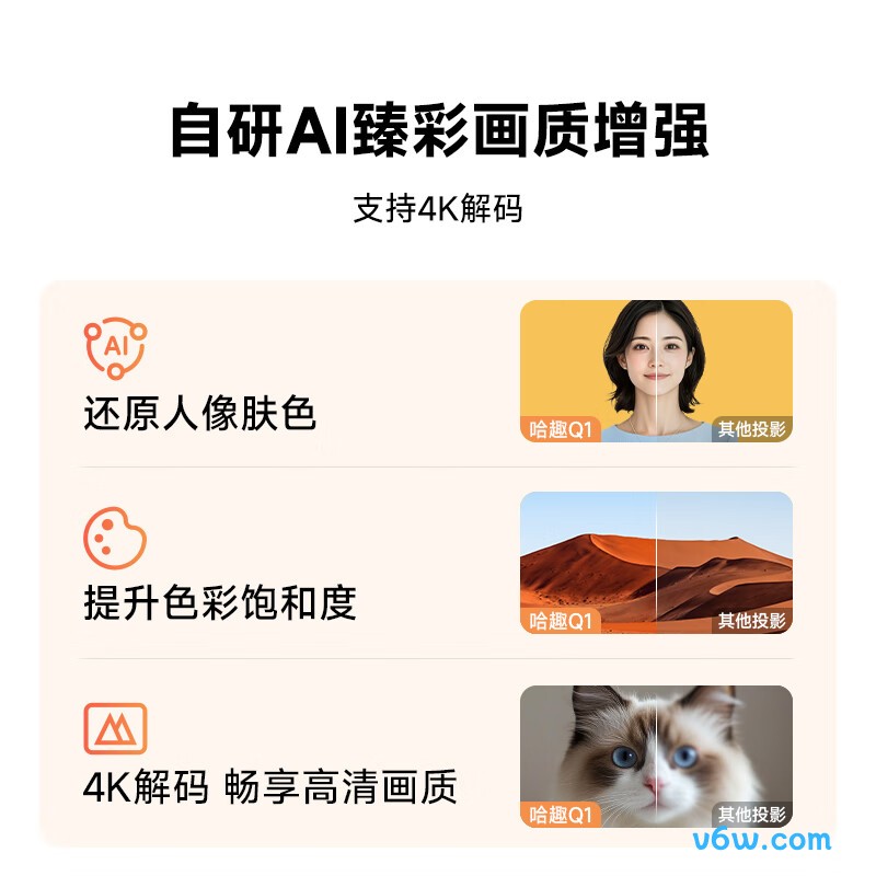 哈趣Q1投影仪图片