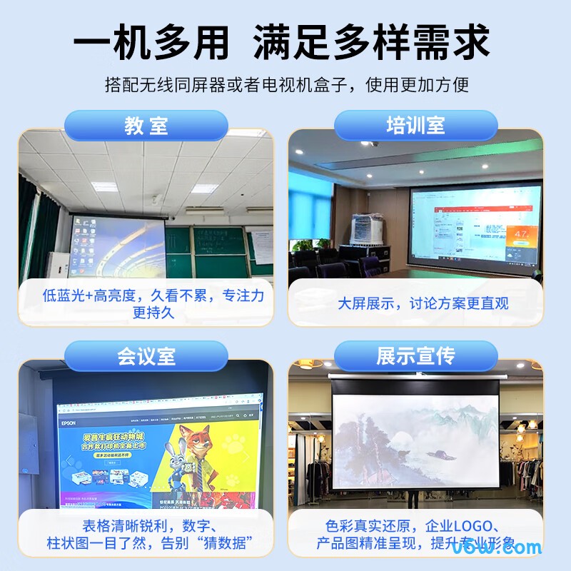 爱普生CO-W01投影仪图片