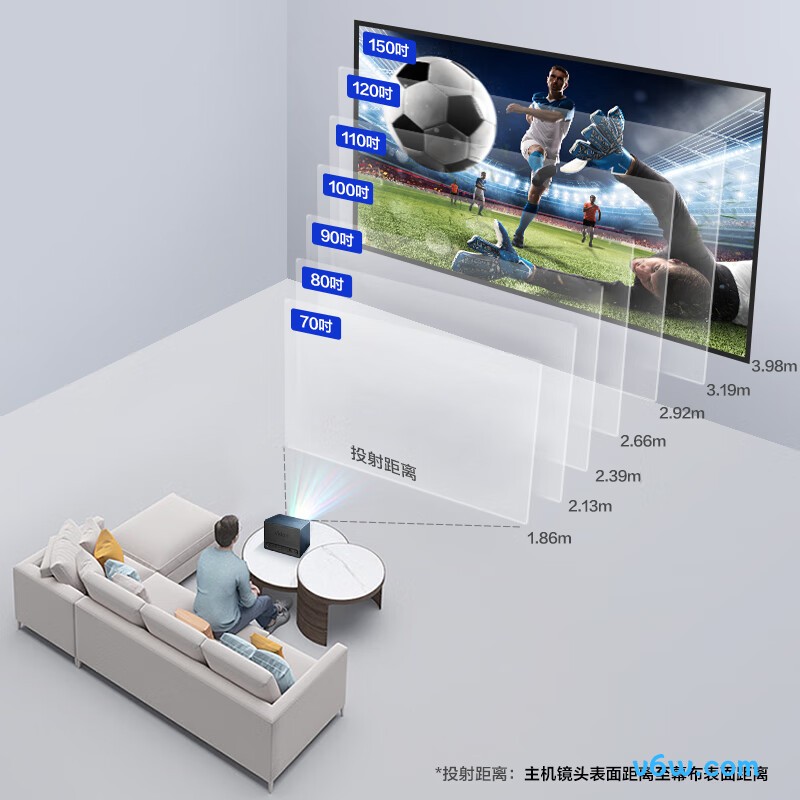 Vidda C1 海信纯三色激光投影仪图片