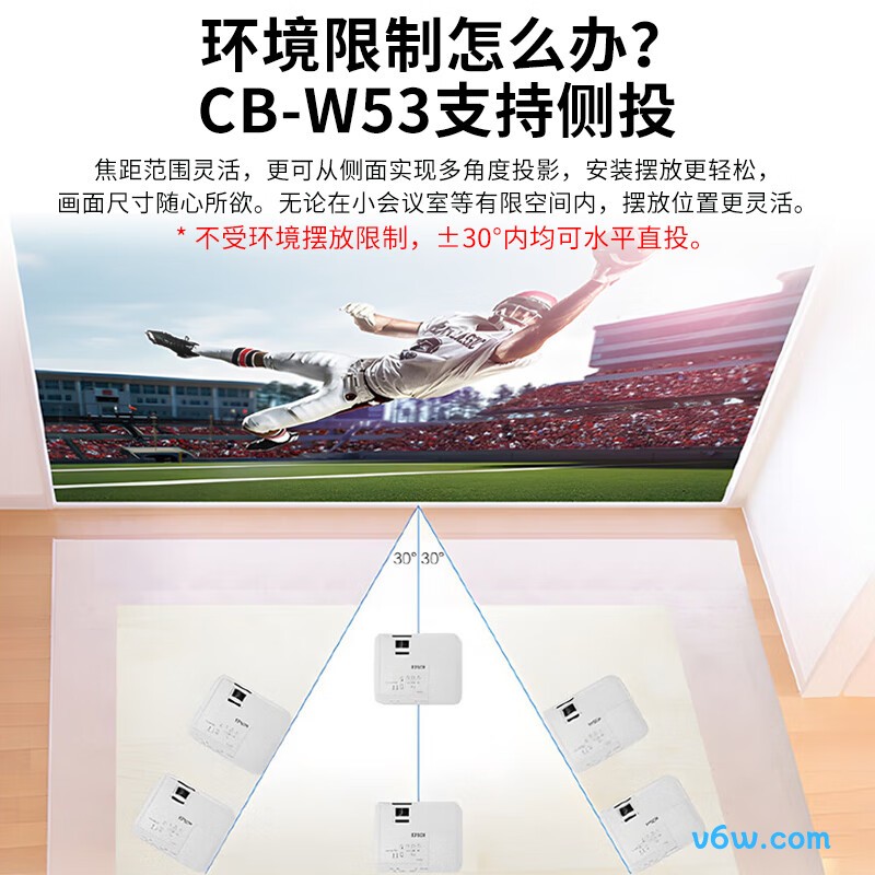 爱普生CB-W53投影仪图片