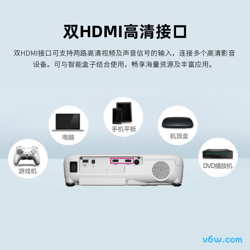 爱普生CB-W55投影仪图片