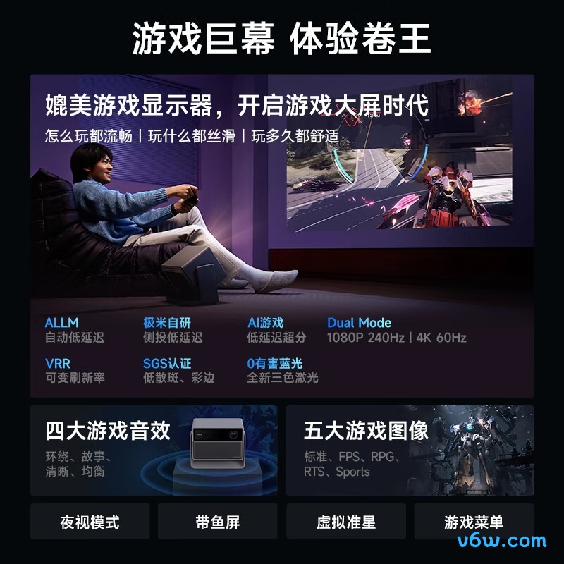 极米RS 20 Plus投影仪图片