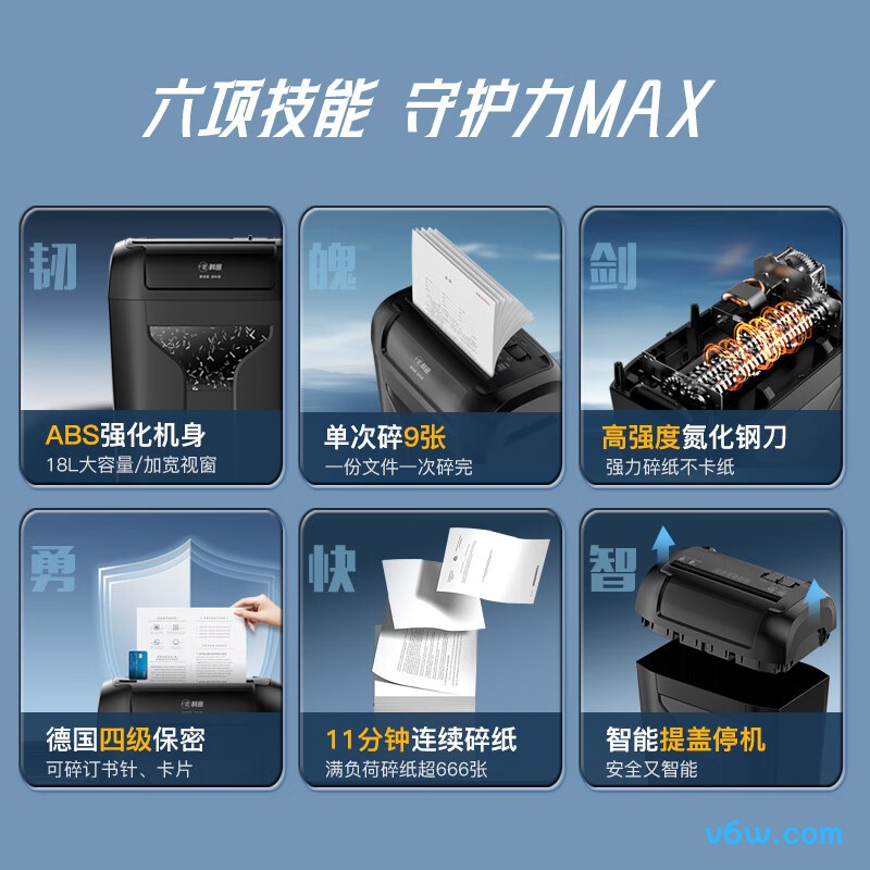 科密T618D碎纸机图片